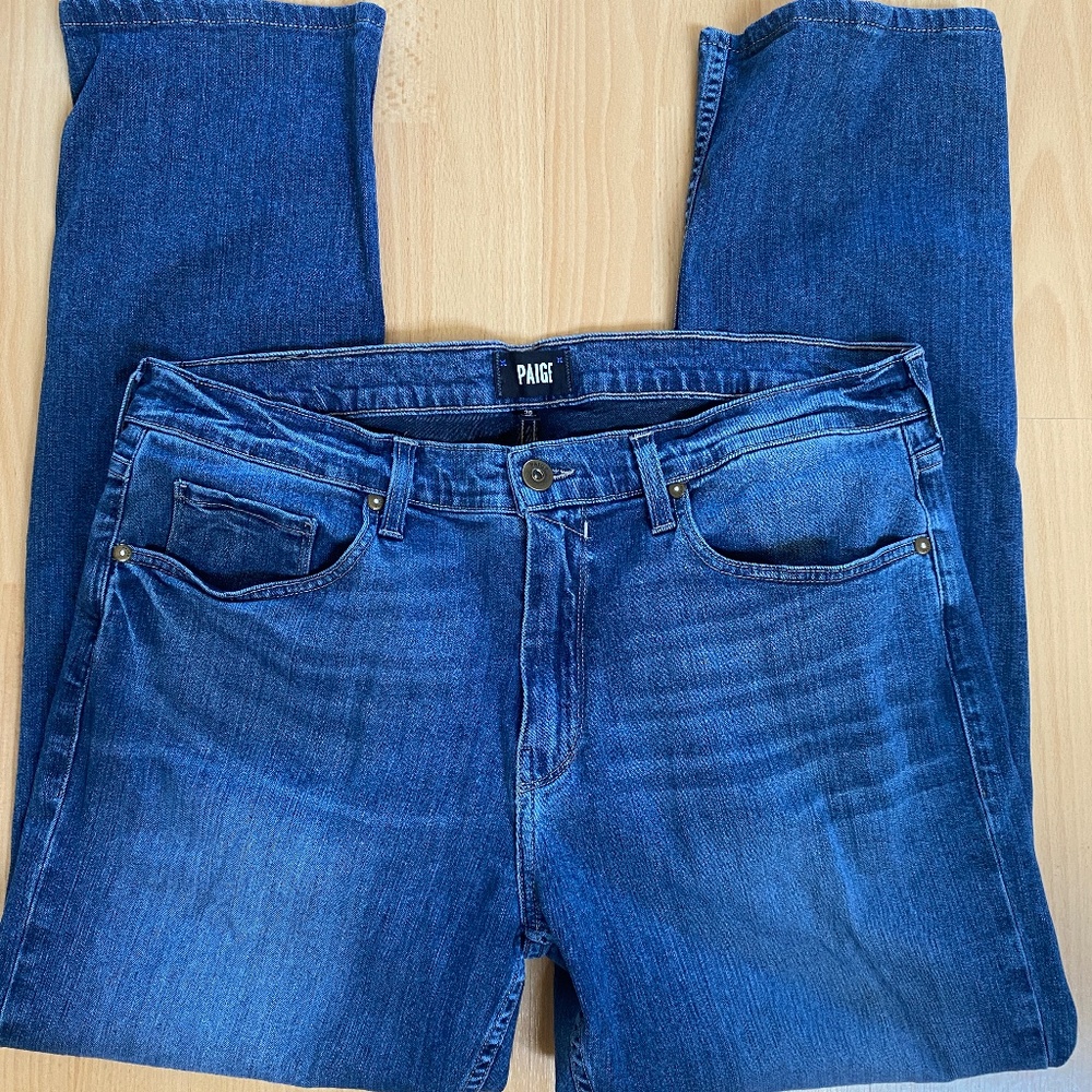 Paige Federal Slim Straight Leg Jeans 36